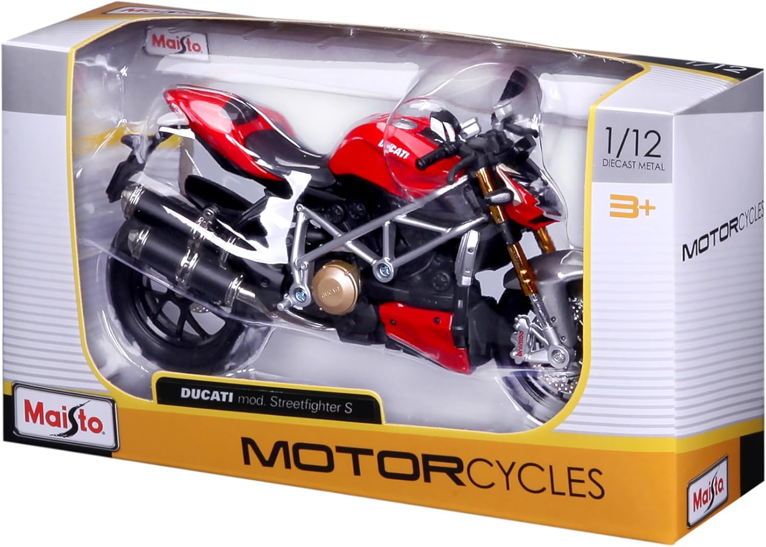 Maisto 1:12 Scale Ducati Mod Streetfighter S Model Motorbike