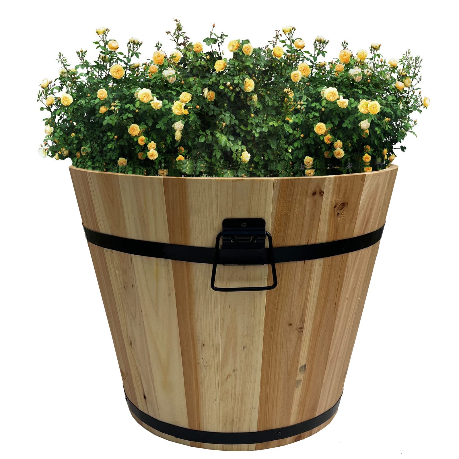 Holz – Pflanzkasten, Pflanzkübel, Kräuterbeet – Größe M