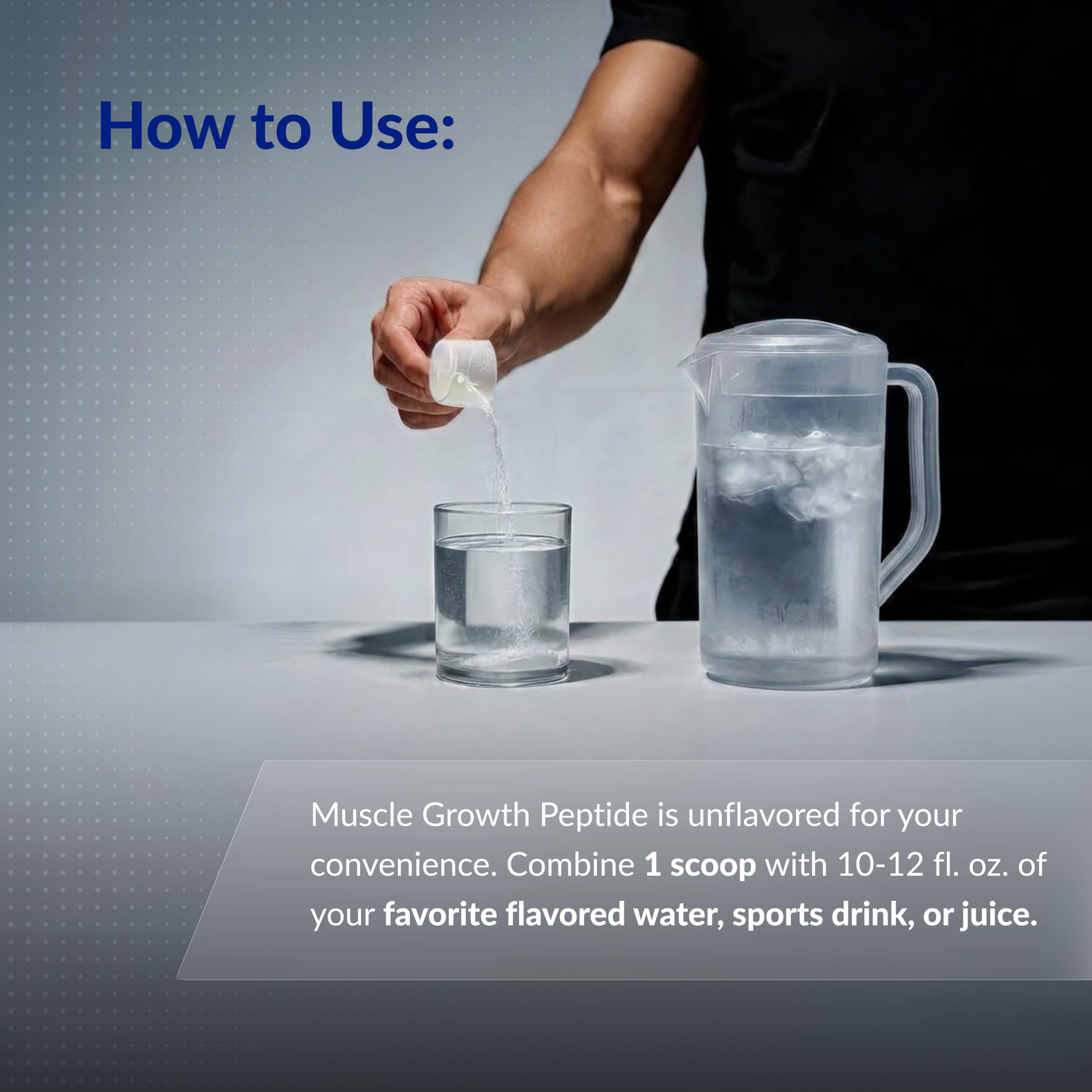 Muscle Growth Peptide Powder with DL 185 Peptides (Dileucine) and myHMB, Unflavored (30 Servings) — Amazon image 5