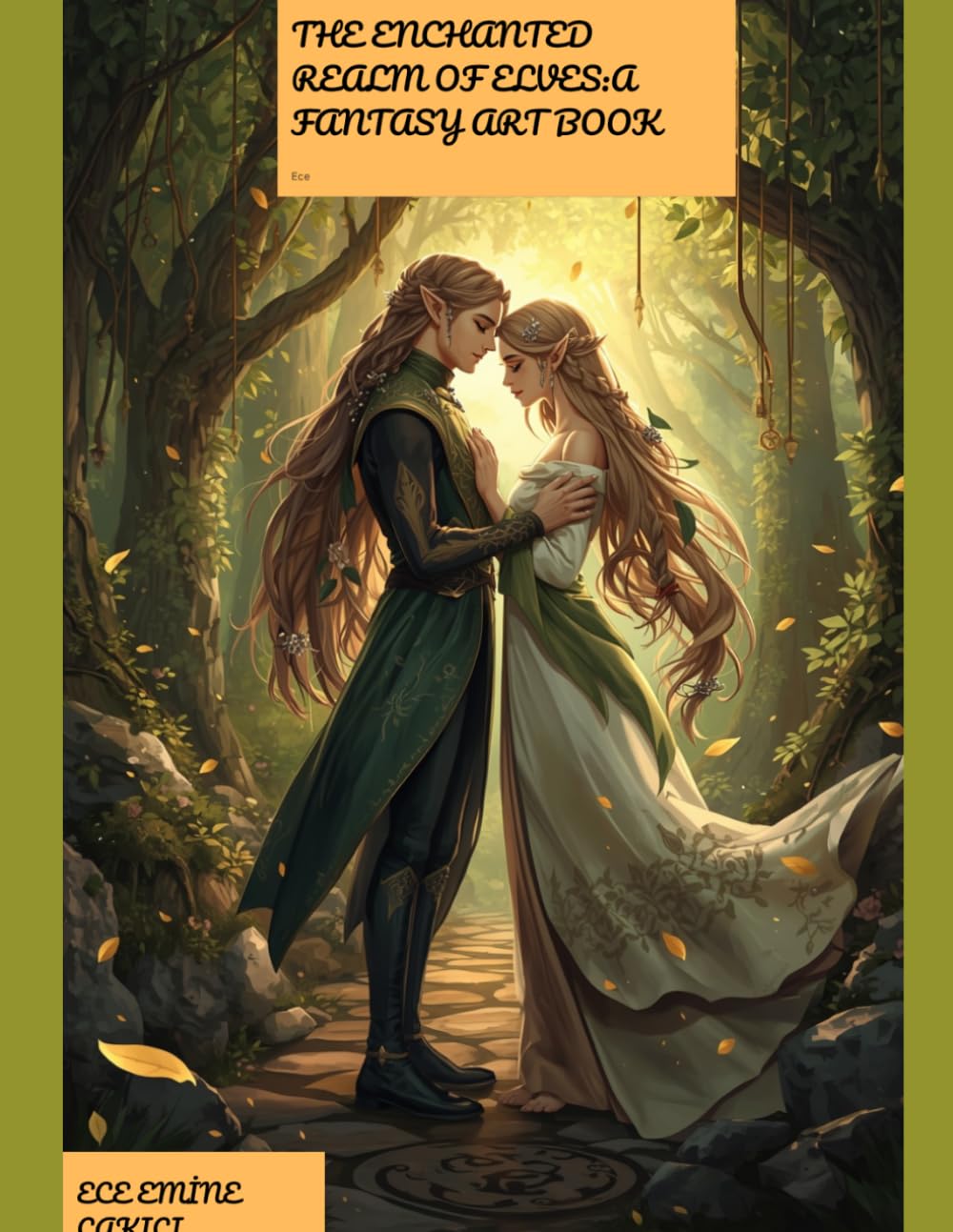 The Enchanted Realm of Elves: A Fantasy Art Book: A Sanctuary of Ethereal Beauty: A Meditative Journey into Elven Lore