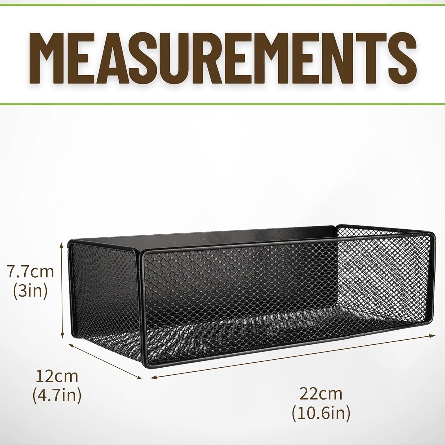 2 Pack Magnetic Shelf for Washing Machine, Laundry Room Organization and Storage accessories, Magnetic Spice Racks for Refrigerator ,Metal Storage Baskets for Laundry ,Kitchen,Room Shelves(Black)