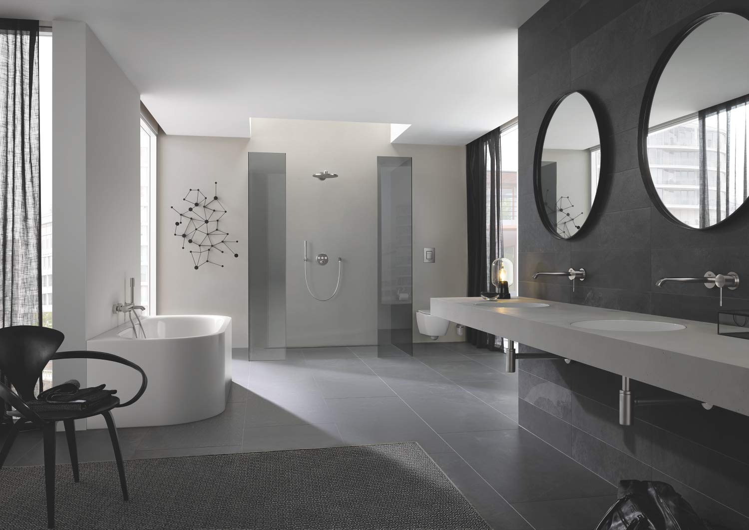 Grohe Essentials Toilettenbürstengarnitur, supersteel, 1 Stück, 40374DC1