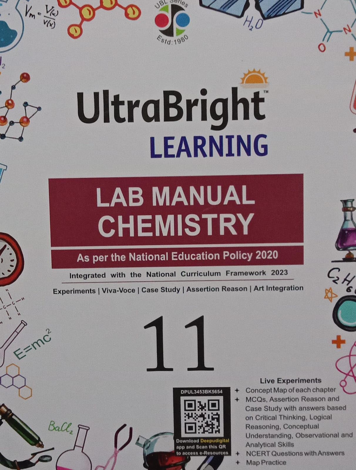 Ultra Bright Learning Lab Manual Chemistry Class 11 Perfect Paperback – 1 January 2024
