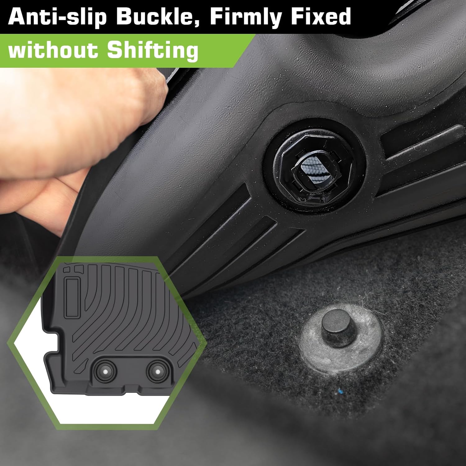 Floor Mats for Subaru Forester 2009-2013, Heavy Duty TPE Waterproof Non-Slip All Weather Protection Custom