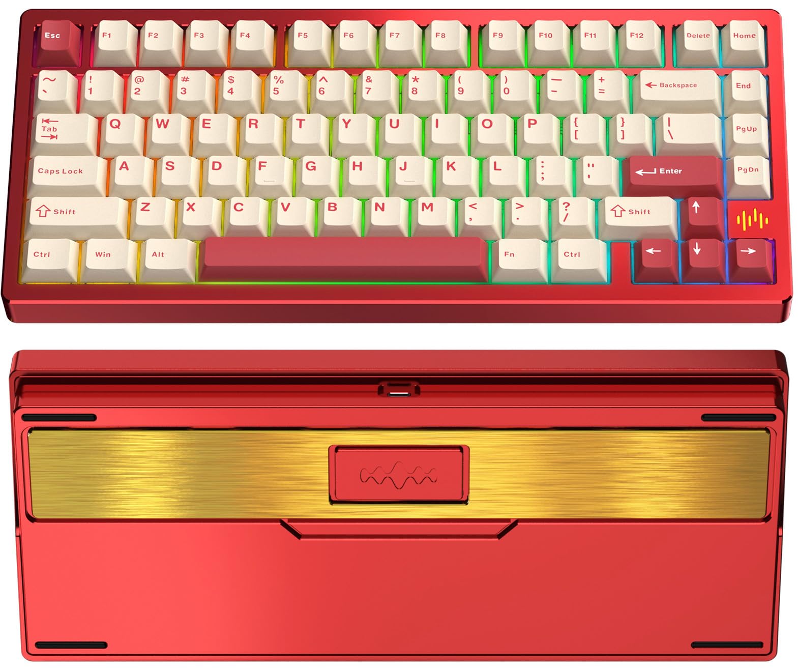 Amazon | KEEBMONKEY PMO Wave 75 CNC アルミニウム クイックリリース