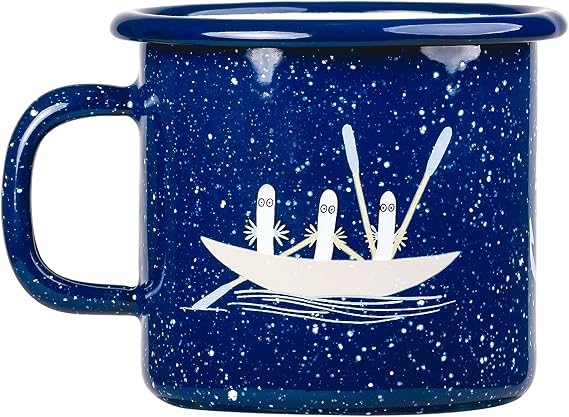 Muurla Moomin Sailors Blue Enamel Mug 0.25 L