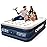 CHERIMOR Queen Air Mattress with Built in Pump, 18 Elevated Height, 48Hr Leak-Tested, Honeycomb Coil Support, 800 lbs Capacity, Fast 3-Min Inflation-Blow Up Mattress for Guest Room & Sleepover