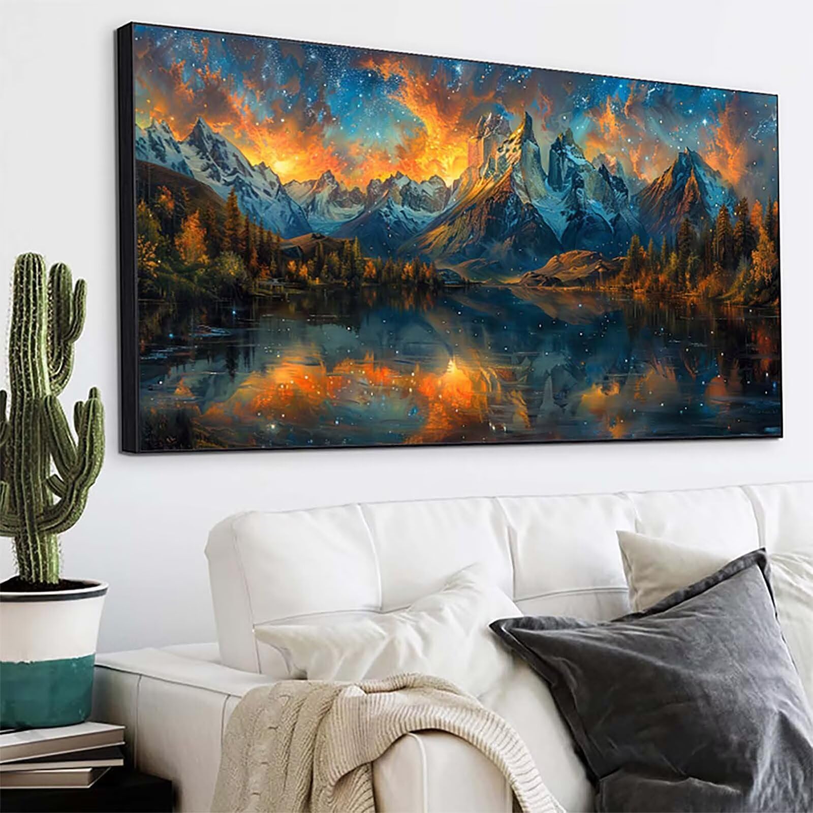 Montagna Diamond Painting Grandi Dimensioni 50x100cm, Diamond Painting R-42