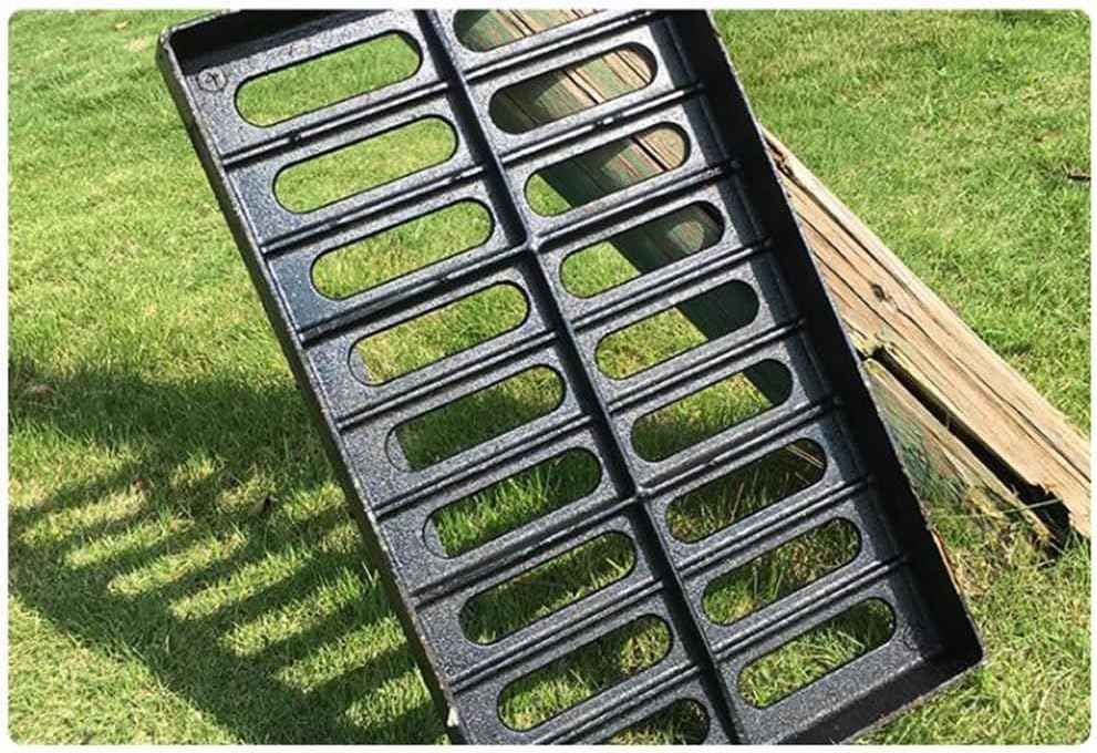 Heavy Duty Cast Iron Drain Grate 20x20in | Durable Sewer Cover Replacement for Garage & Channel Drainage | 75x45x4cm (29.5x17.7x1.6in)