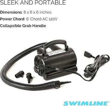 Swimline Electric Pump for Inflatables