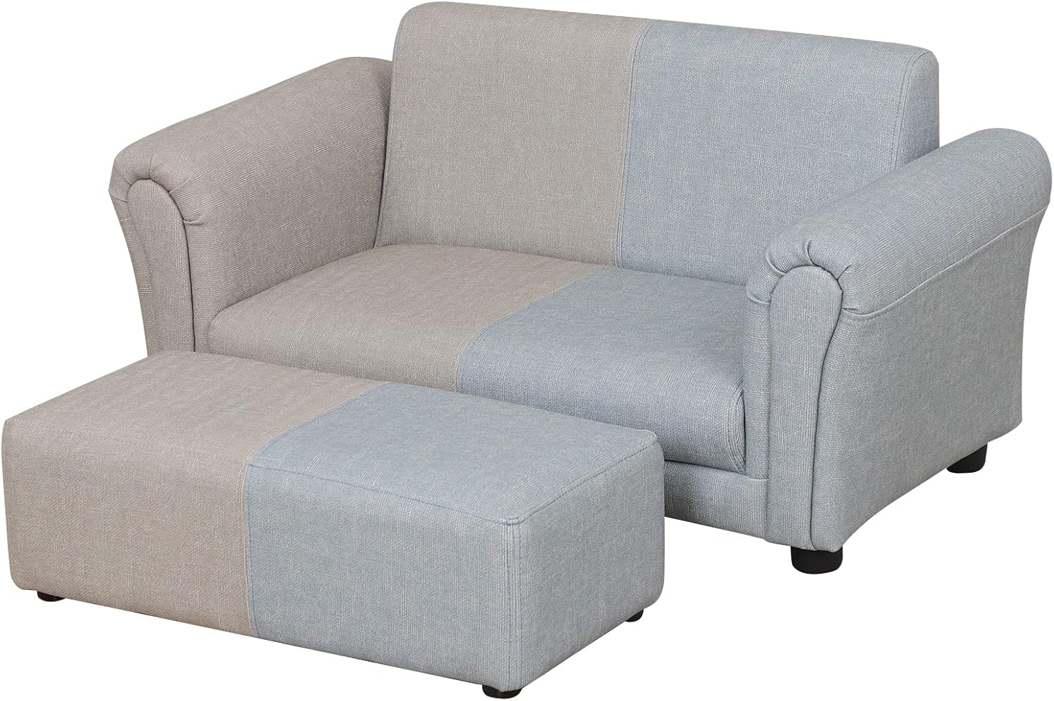 PWTJ Children Sofas and Couches/2Seater Kid Sofa Couch with Big