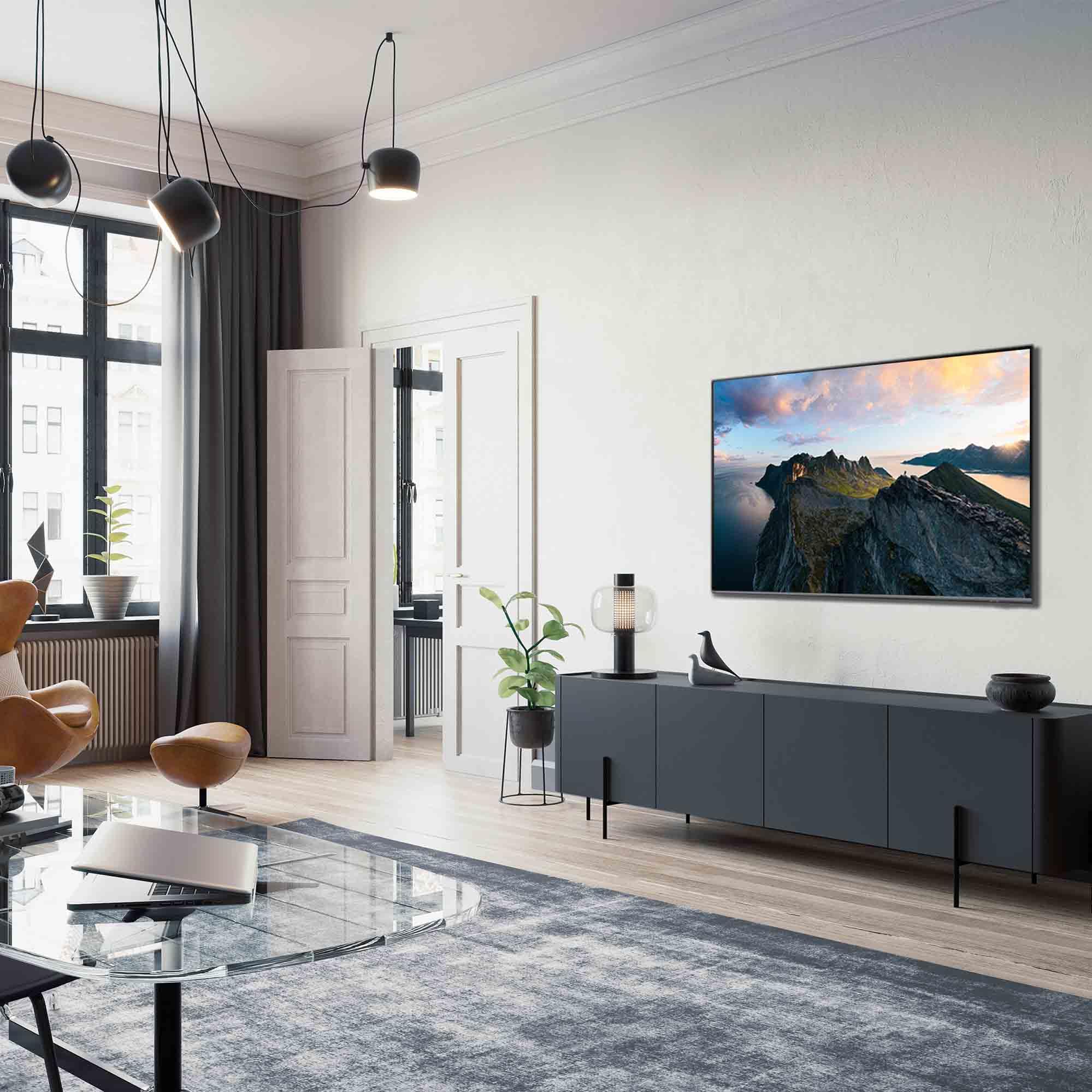 Samsung TV QE75Q70DATXZT QLED 4K, Smart TV 75" Quantum processor 4K, AirSlim, DVBT-2, Q-Symphony & OTS Lite, Integrato con Alexa e Bixby, compatibile con Google Assistant, Black 2024
