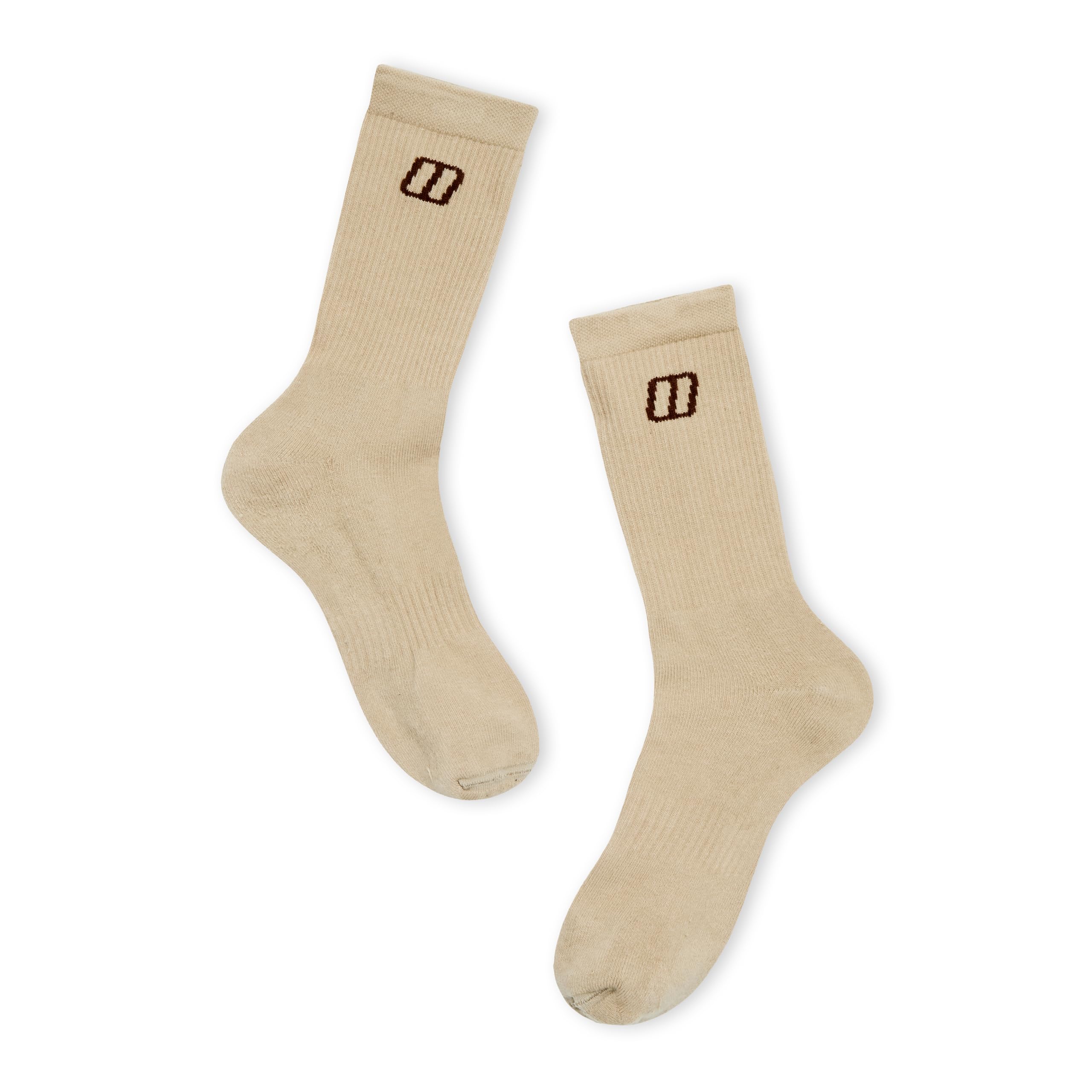 Berghaus Adult Unisex Everyday Socks, Light Grey, S-M
