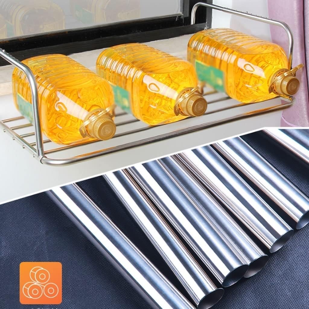 Drying Rack Stainless Steel Multifunctional Clothes Drying Rack Wall-Mounted Window Balcony Indoor Fence Small Clothes Drying Rack Portable Dryer (Brass)