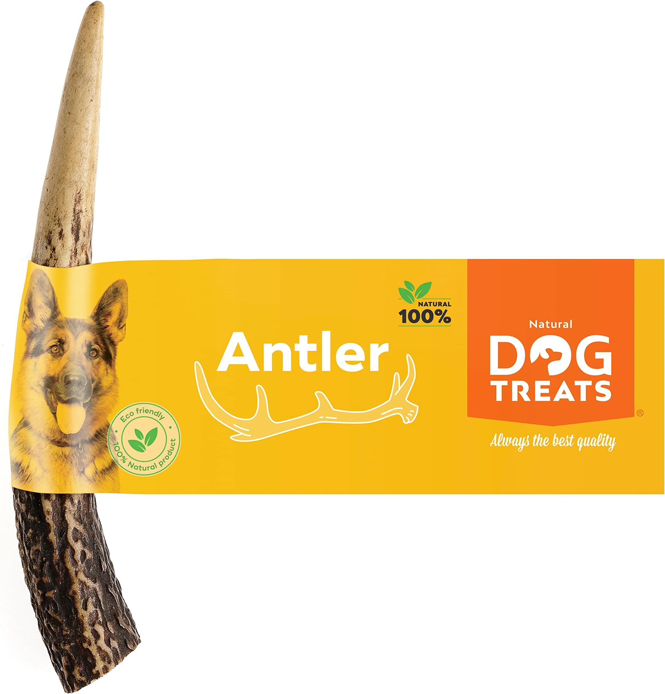 GIGIL treat your pet like a king Premium 100% Natural Deer Antler Dog Chew Long Lasting Toy for Dogs, Size Small