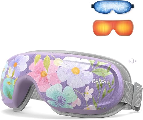 RENPHO Eyeris 3 Eye Massager with Heat and Cooling, Massaging Eye Mask