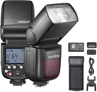 Godox V850III Kamerablitz Speedlite 76Ws, 2600mAh Lithiumbatterie, 1,5s Wiederaufladezeit, 2,4G X Wireless, 1/8000s HSS-Blitzgerät für Canon, Nikon, Sony-Kamera