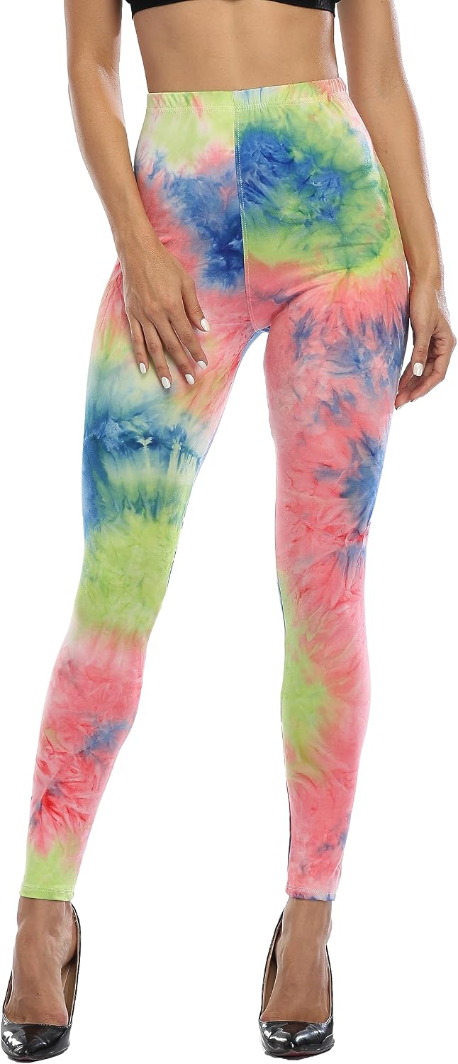 Women's High Waisted Workout Leggings Full Length Stretchy Yoga Leggings