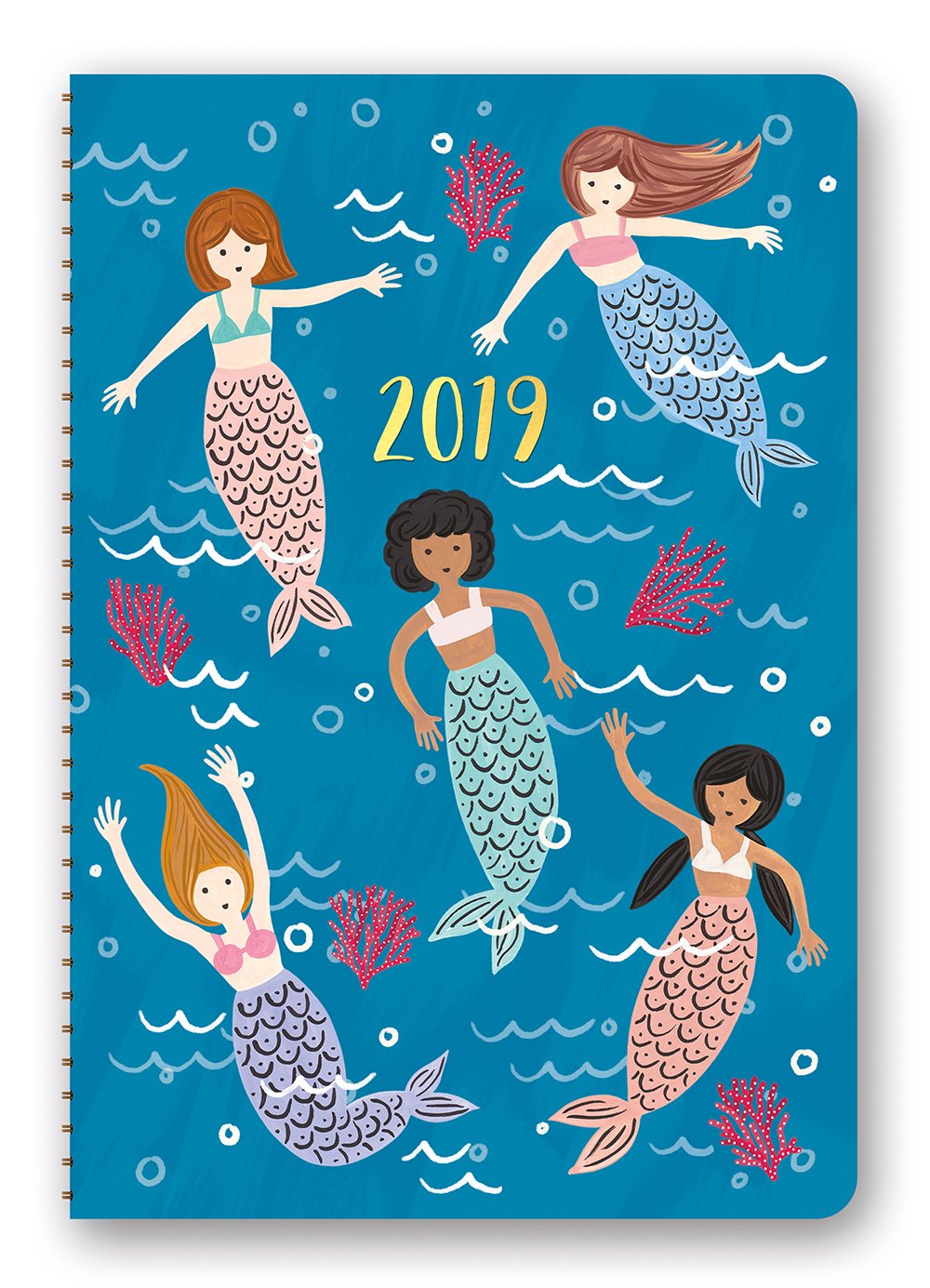 Orange Circle Studio 2019 On-Time Weekly Planner, August 2018 - December 2019, Potpourri