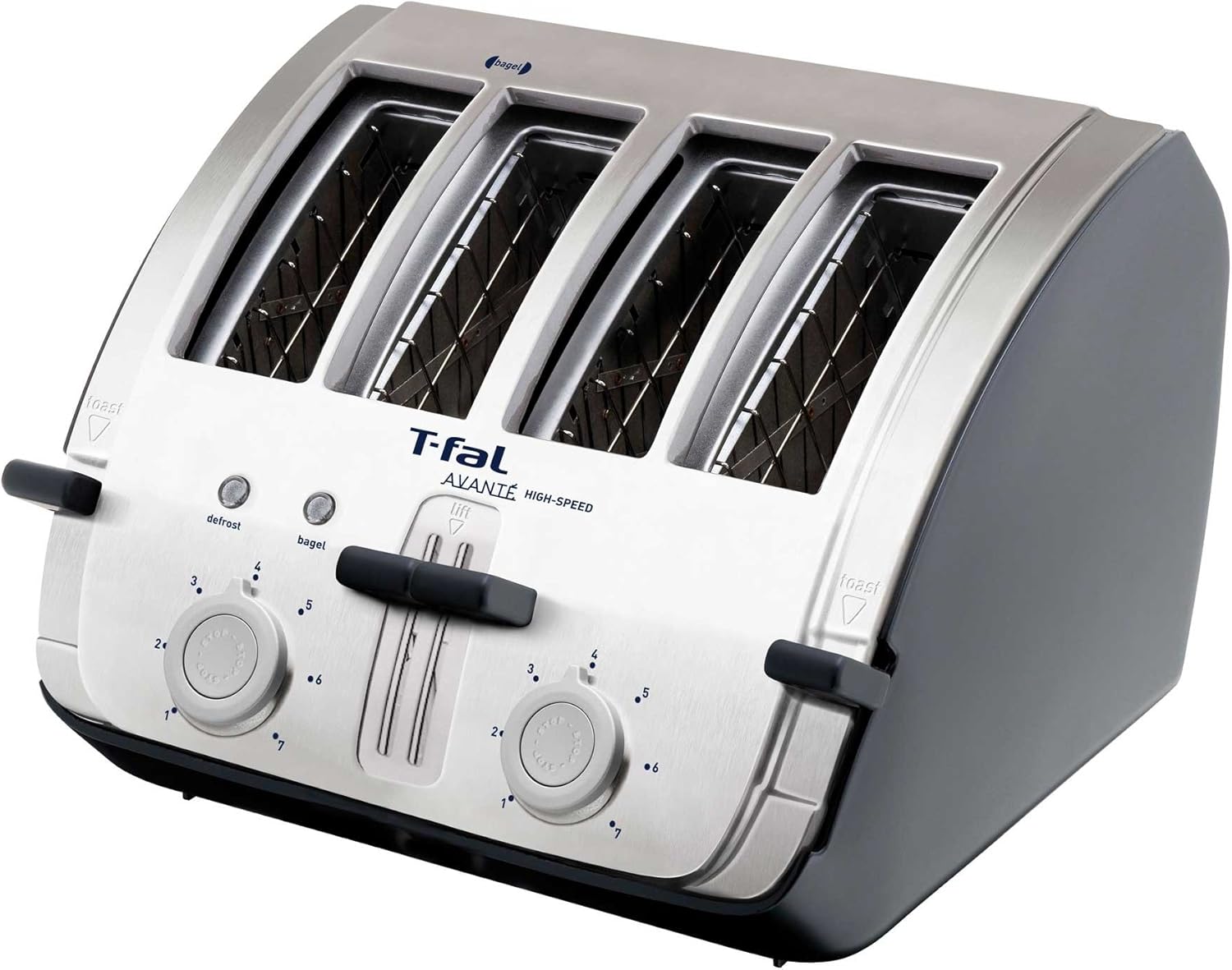 Brandclub - T-fal TT7461 Avante Deluxe 4-Slice Toaster with Bagel ...