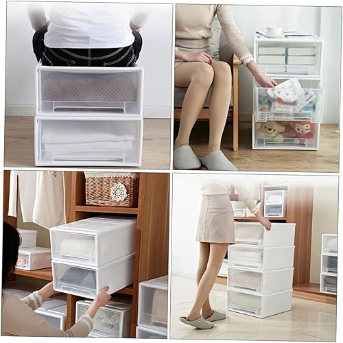 Miniatura 2 de Zerodeko Cajones de plástico para almacenamiento, cajones de almacenamiento, cajones, contenedor de ropa, apilable, contenedor para el hogar,