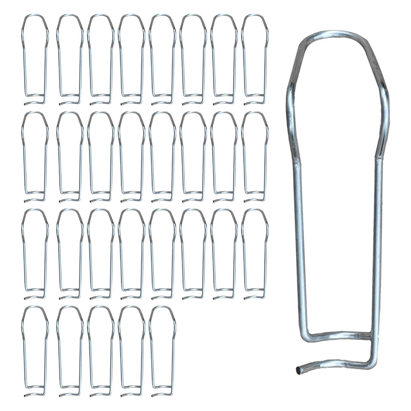 mophrati Reliable Plant Trellis Wire Clip Fixing Clamp for DIY Plant 20mm
