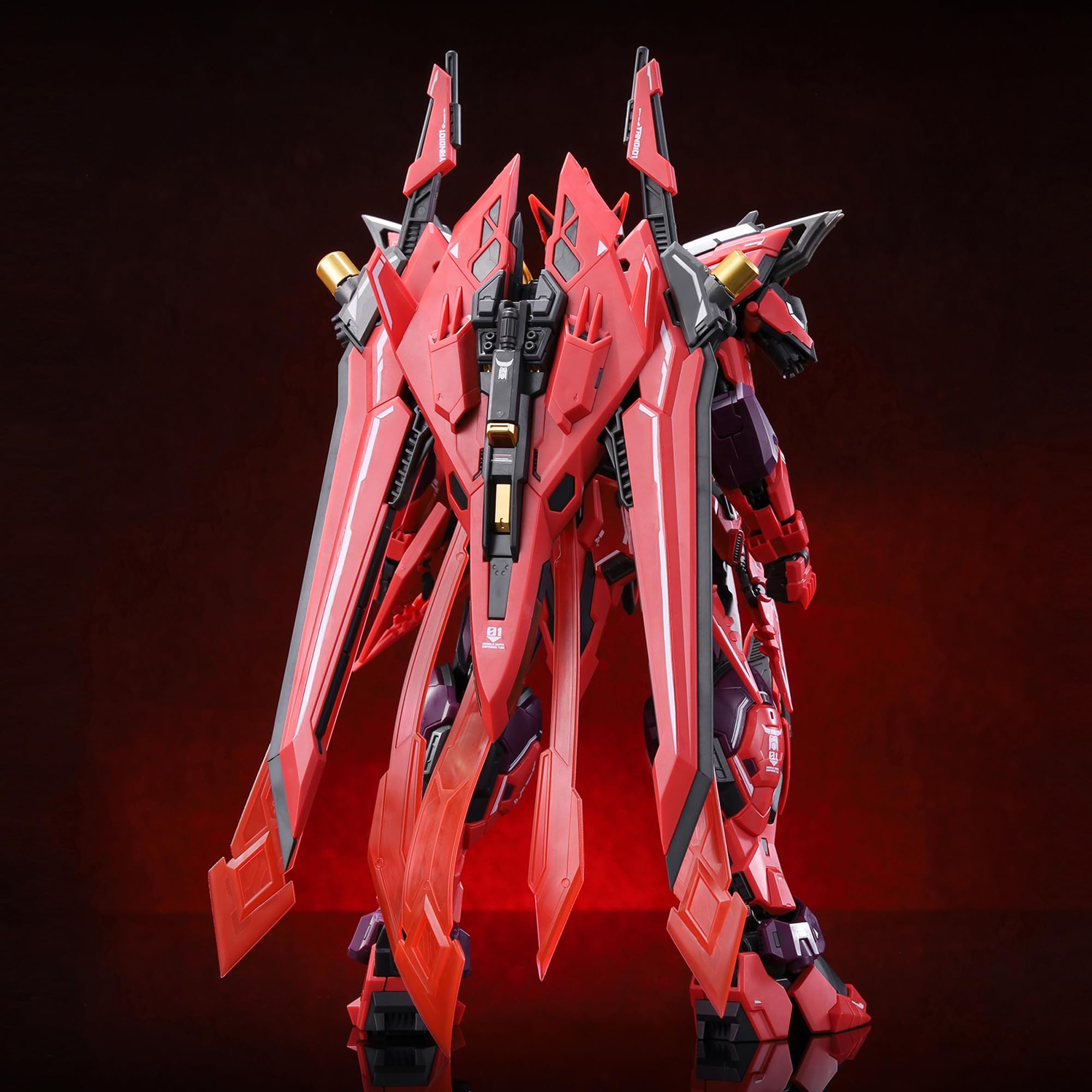 TOYVERSE CANG-Toys 1/100 Model Kit War of The God, Huaxia Sector YANDI Deluxe Edition, scheletro in lega, modello di Mecha in plastica da assemblare, 15 anni in più