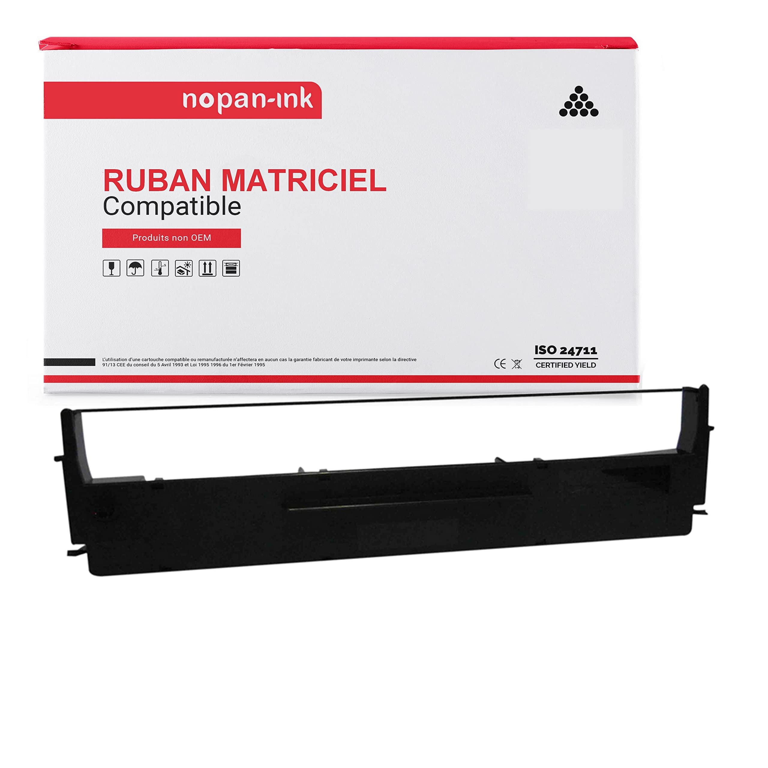 1 Ruban Compatible pour 40629303 Noir ML 4410