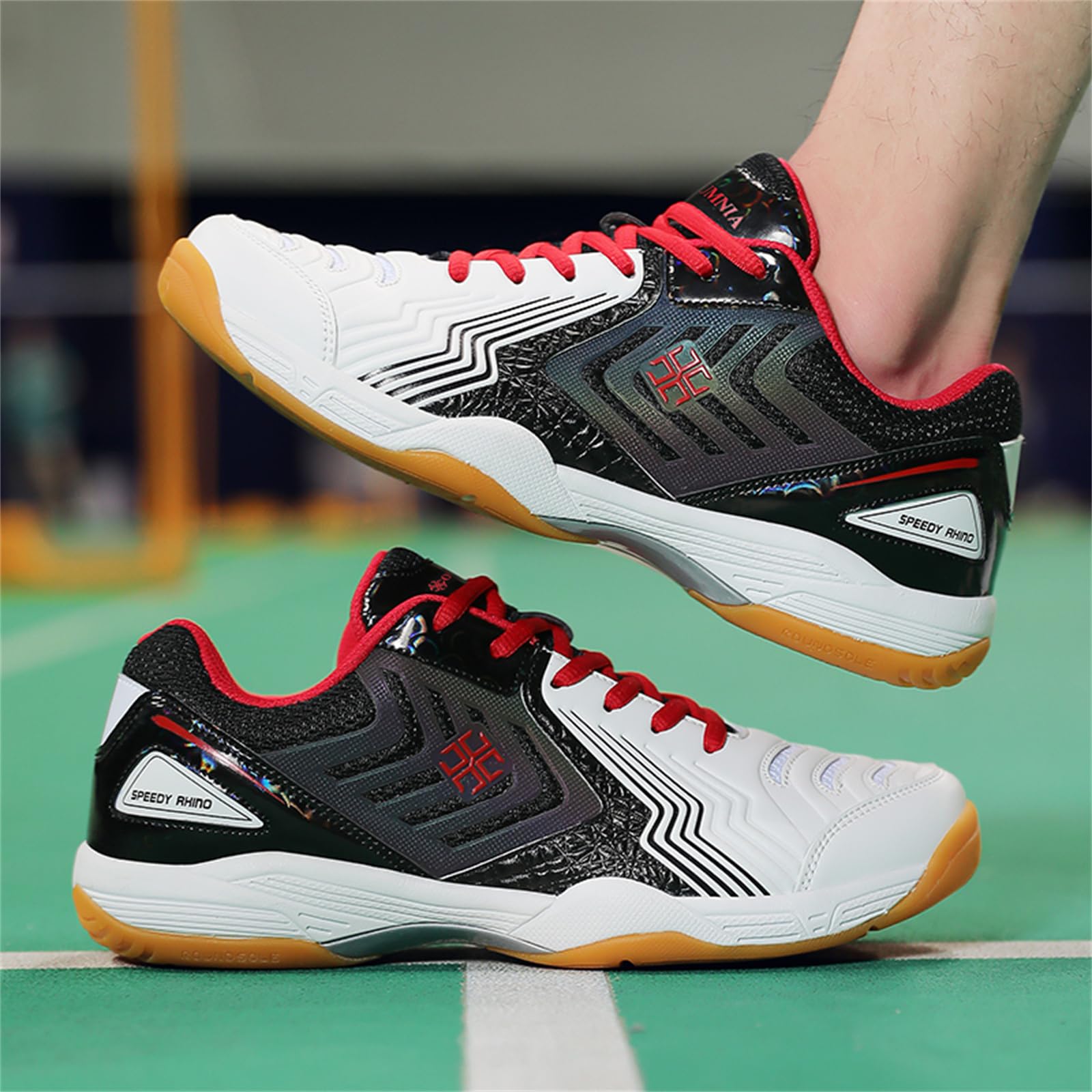 Męskie buty do badmintona pickleball tenisówki antypoślizgowe lekkie buty sportowe do gry w hali