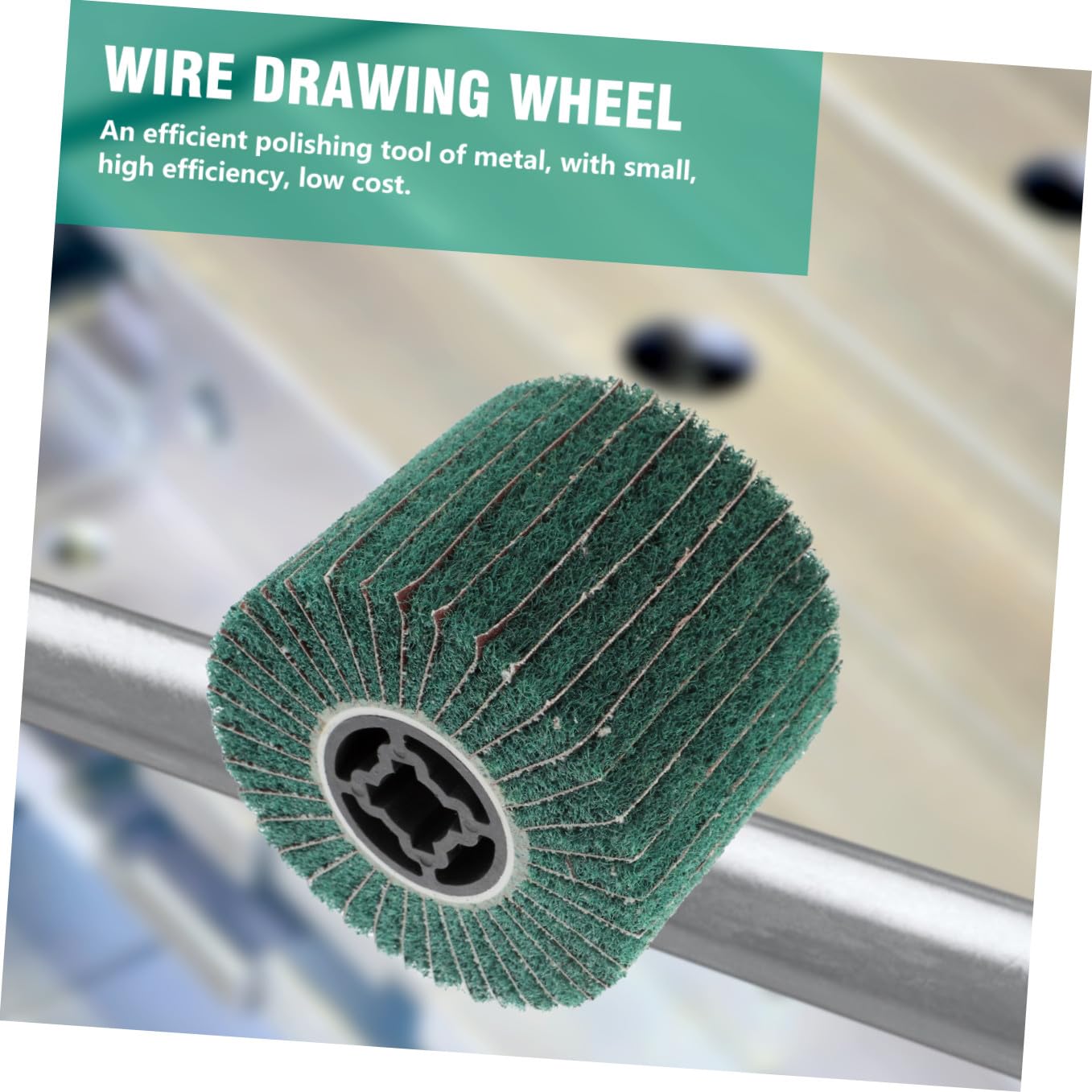Nylon Polishing Wheel and Buffing Wheel for Drill, Green Abrasive Rotary Tool Accessory for Electric Polishing and Surface Finishing