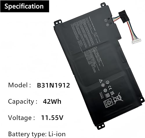 Miniatura 3 de HCSK B31N1912 - Batería de repuesto para portátil ASUS VivoBook 14 E410MA L410MA E410KA E510MA E510KA F414MA L510MA R522MA E410MA-EK026TS EK018TS