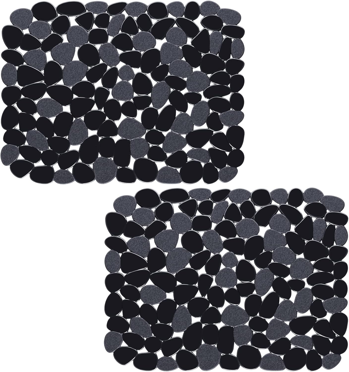 Bligli Pebble Sink Mat for Stainless Steel/Ceramic Sinks, 2