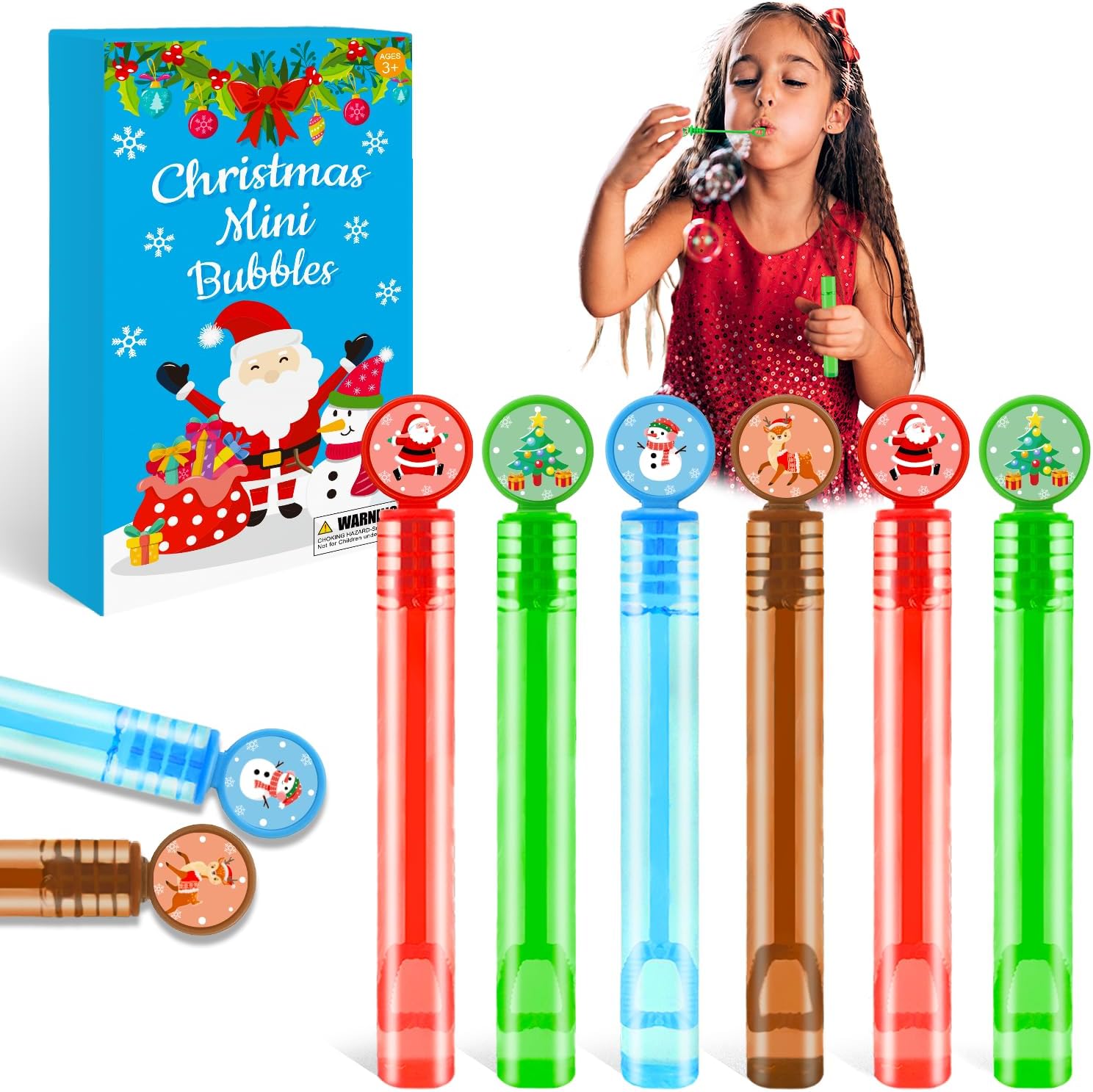 Easter Mini Bubbles Goodie Bag Stocking Stuffers Fillers for Kids 20-64 Pack,Small Party Favors Toys Gifts Non Candy Treats for Toddlers,Holiday School Classroom Supplies Prizes Games for Student
