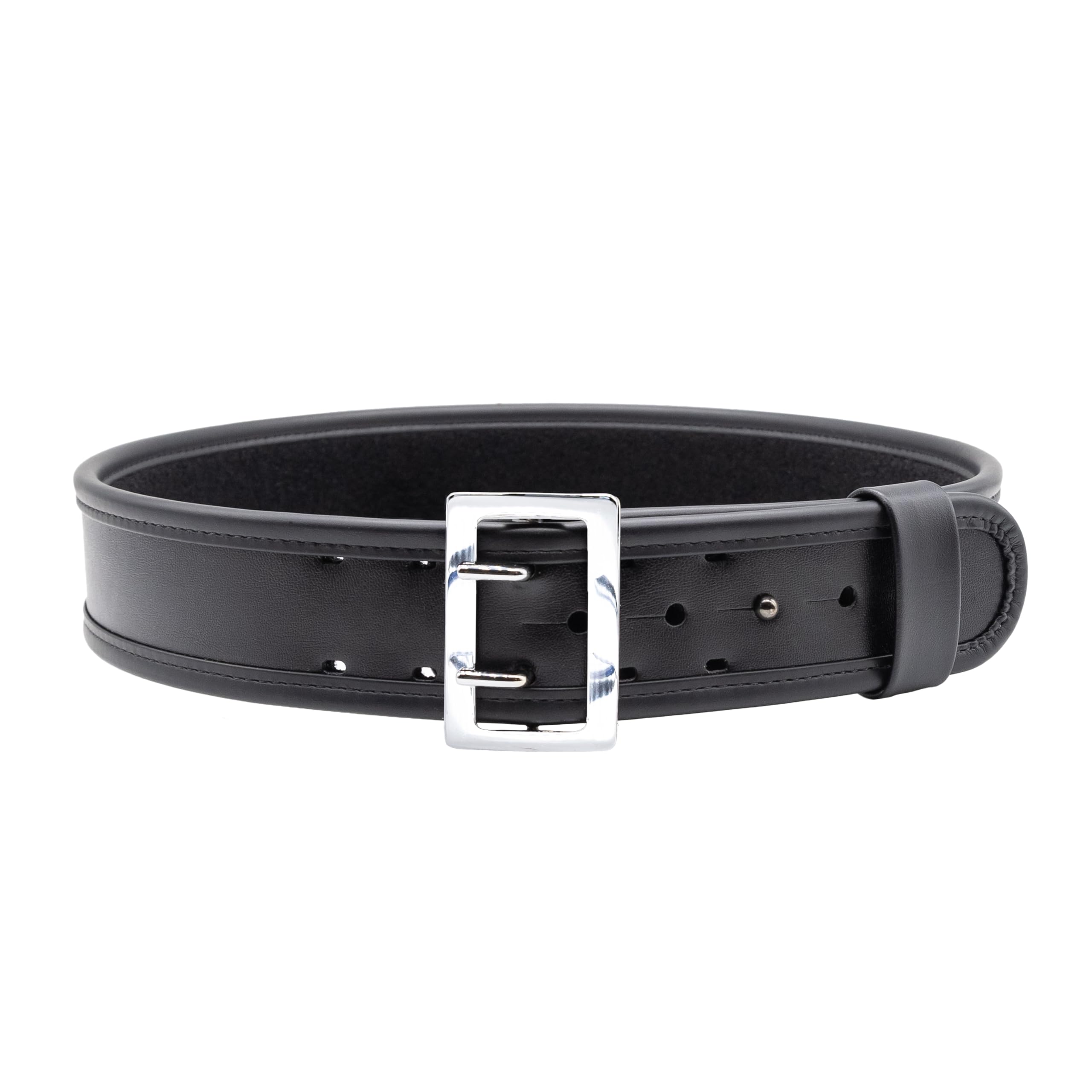 Bianchi 7960 Sam Browne Duty Belt - 2.25'', 36 - Plain - Chrome Snap