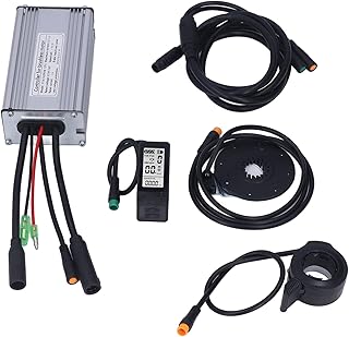 Kit de conversão de bicicleta elétrica, controlador de motor de bicicleta boa resistência totalmente à prova d'água dissipação de calor com painel LCD4 para scooter elétrica