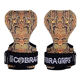 Cobra Grips PRO Weight Lifting Gloves Heavy Duty Straps Alternative Power Lifting Hooks for Deadlifts Adjustable Neoprene Padded Wrist Support Bodybuilding (PRO GL Sub Leather)