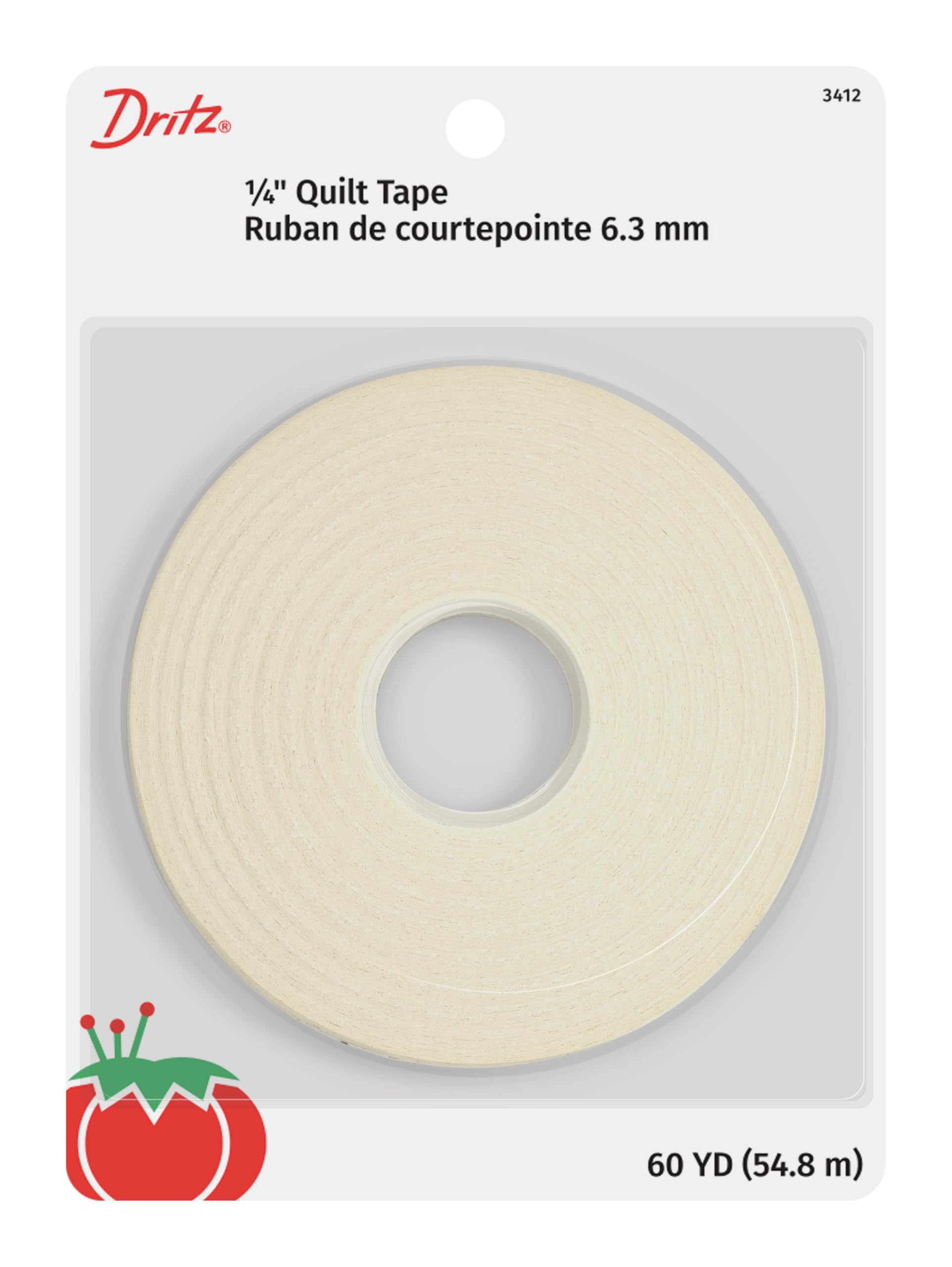 Dritz 3412 Quilter's Tape, 1/4-Inch x 60-Yards