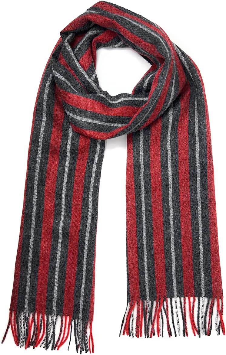 Inca FashionsRegent Stripe Scarf - 100% Baby Alpaca Wool - Unisex