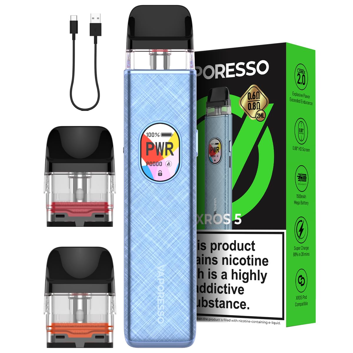 vaporesso xros 5 leaking Buy Vaporesso XROS COREX 3.0 & 2.0 Replacement Pods Online main image 1