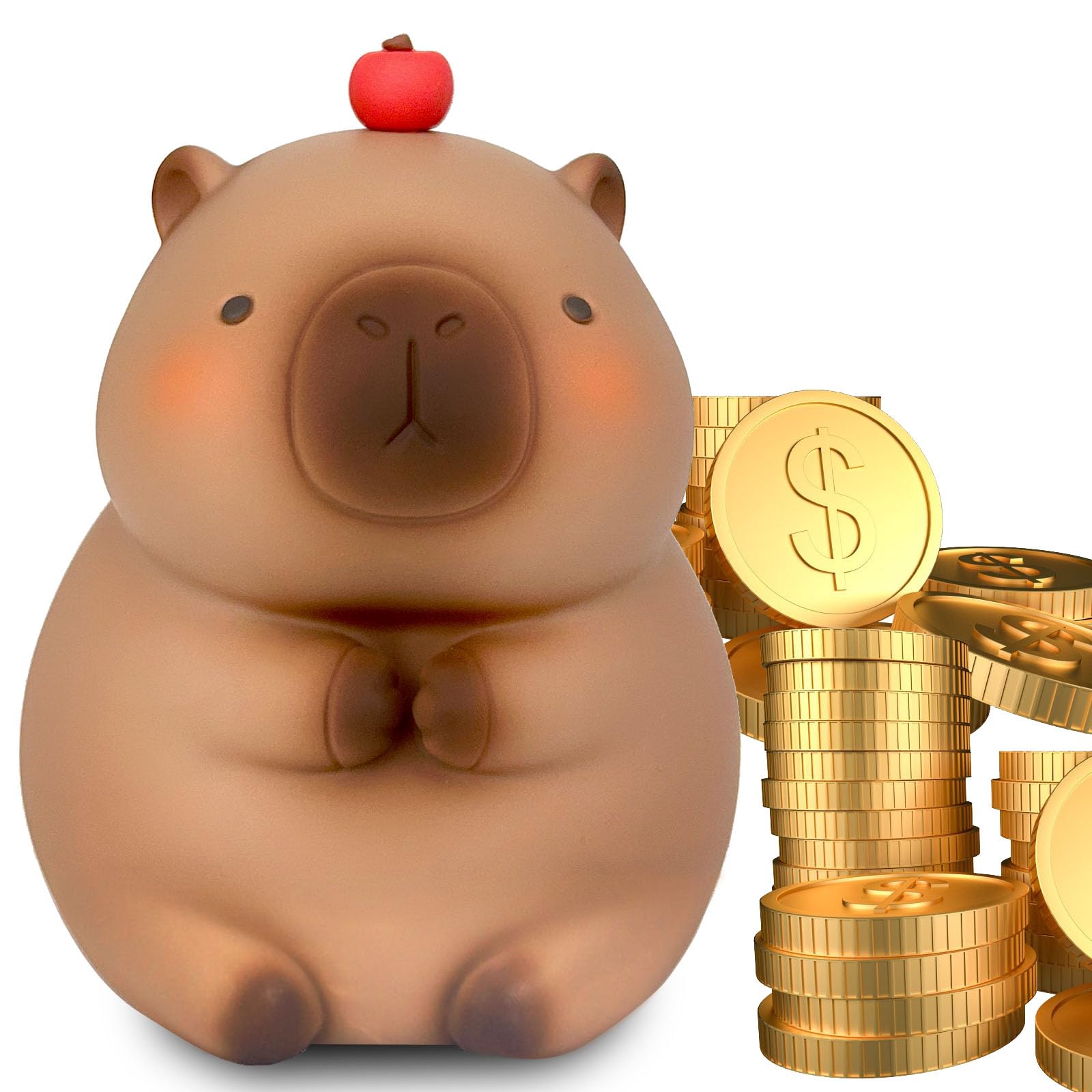 Capybara Piggy Bank for Adult, Piggy Banks, Cartoon Capybara Money Box, Adult Money Bank, Money Jar Gift for Birthday