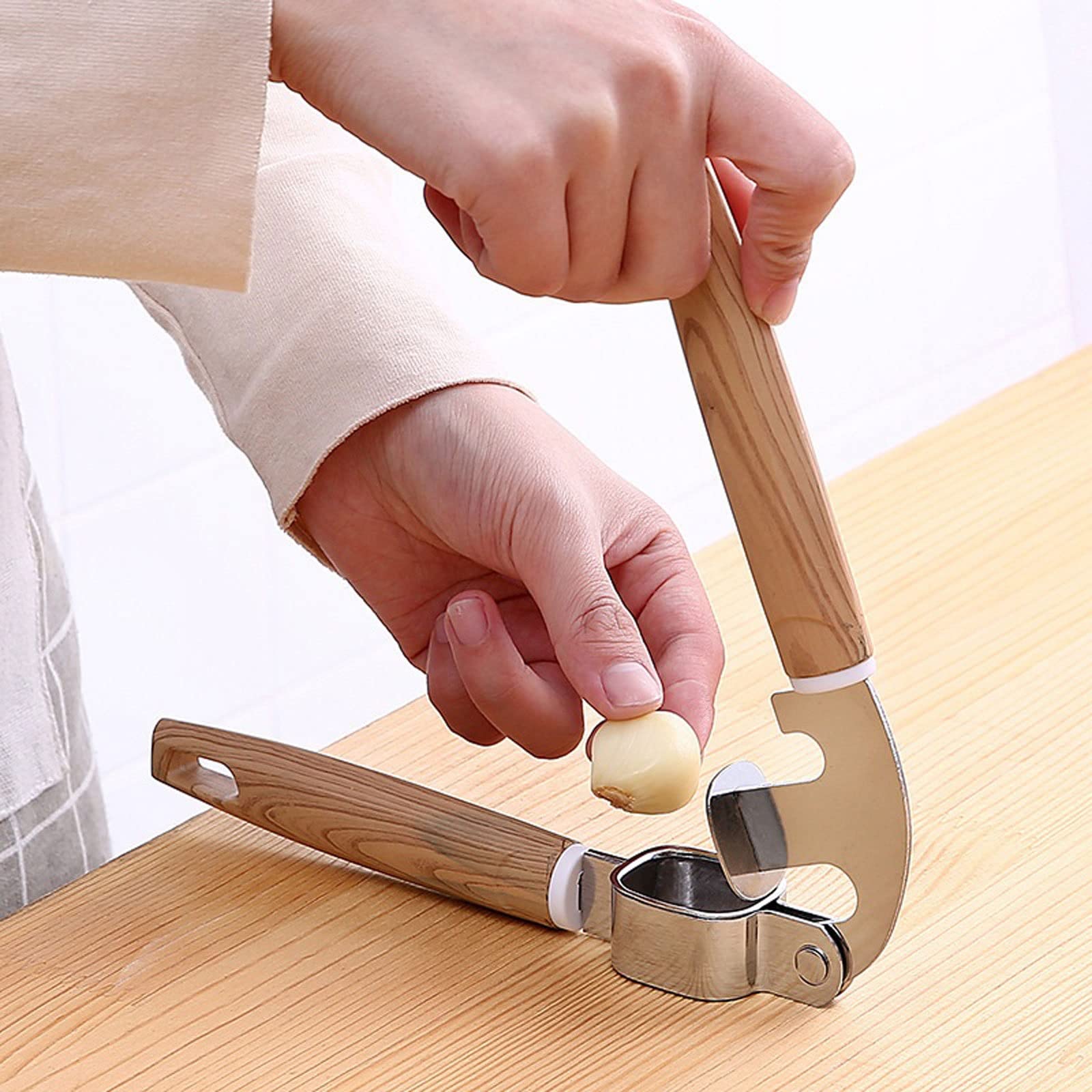 Knoblauchzerkleinerer, Knoblauchpresse, Brecher, Mühle, manuell, multifunktional, für Gemüse, Ingwer, Quetscher, Masher