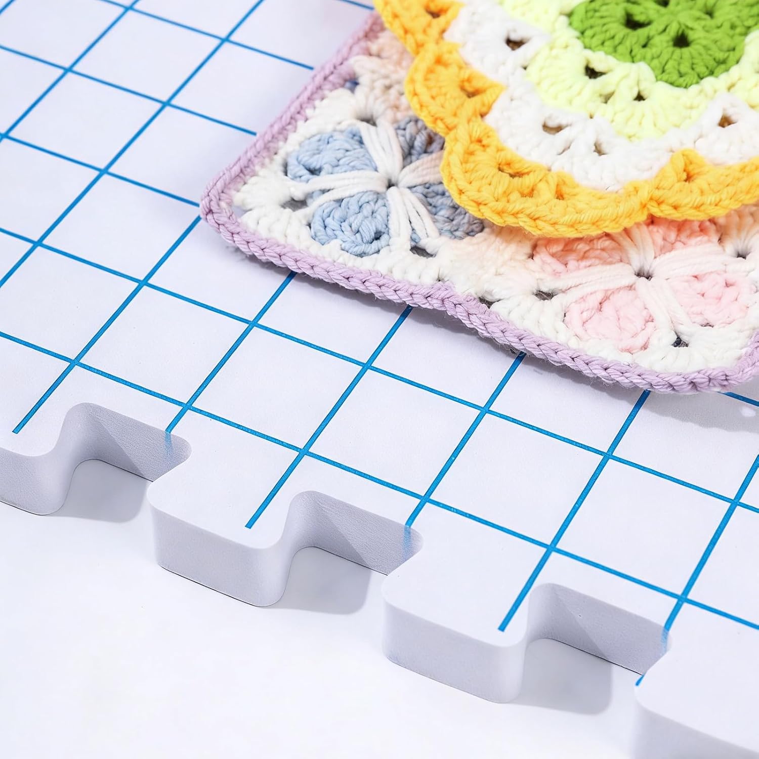 Knitting Blocking Mats Square Crocheting Tool