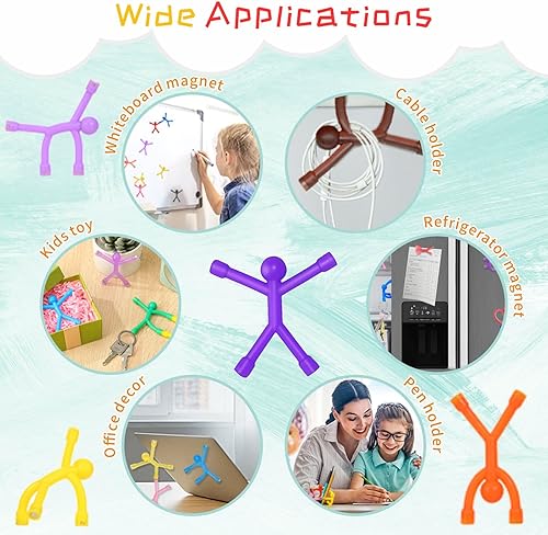 Miniatura 7 de 20 imanes magnéticos para nevera, coloridos imanes magnéticos para inspirar la creatividad, los imanes para hombres son adecuados para