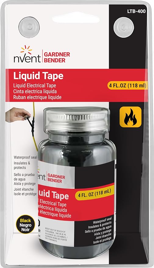 Gardner Bender LTB-400 Cinta Eléctrica Líquida 4 Oz Negra miniatura 3