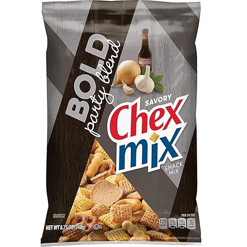 Miniatura 68 de Chex Mix Mezcla de aperitivos, tortuga, bolsa de aperitivos indulgentes, 14 onzas