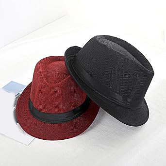 Straw Fedora Hat Mens Fedora Hats for Men Trilby Hat Sun Hat Panama Hat Fedora Hats for Women