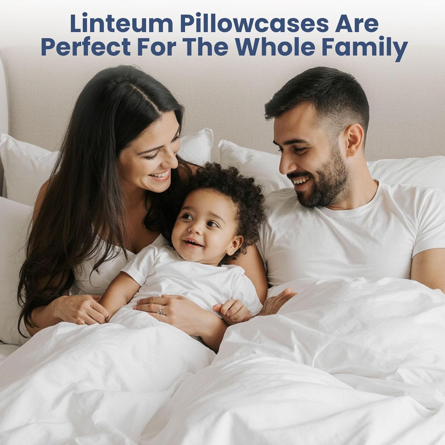 Linteum Textile Pillowcases – 12 Pack White Pillowcase Set 250 Thread Count – Wrinkle, Shrinkage Resistant (Standard/Queen, White)