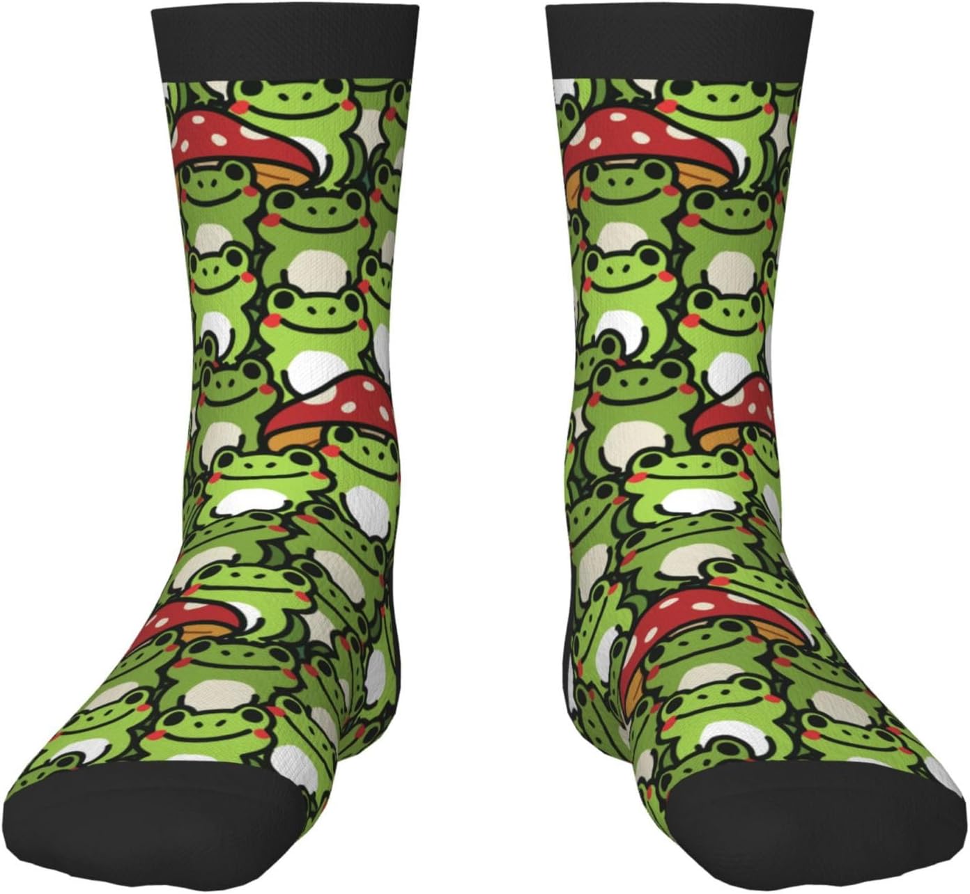 Frog Kids Socks Novelty Crew Socks For Boys Girls Sports Running Outdoor Playing
