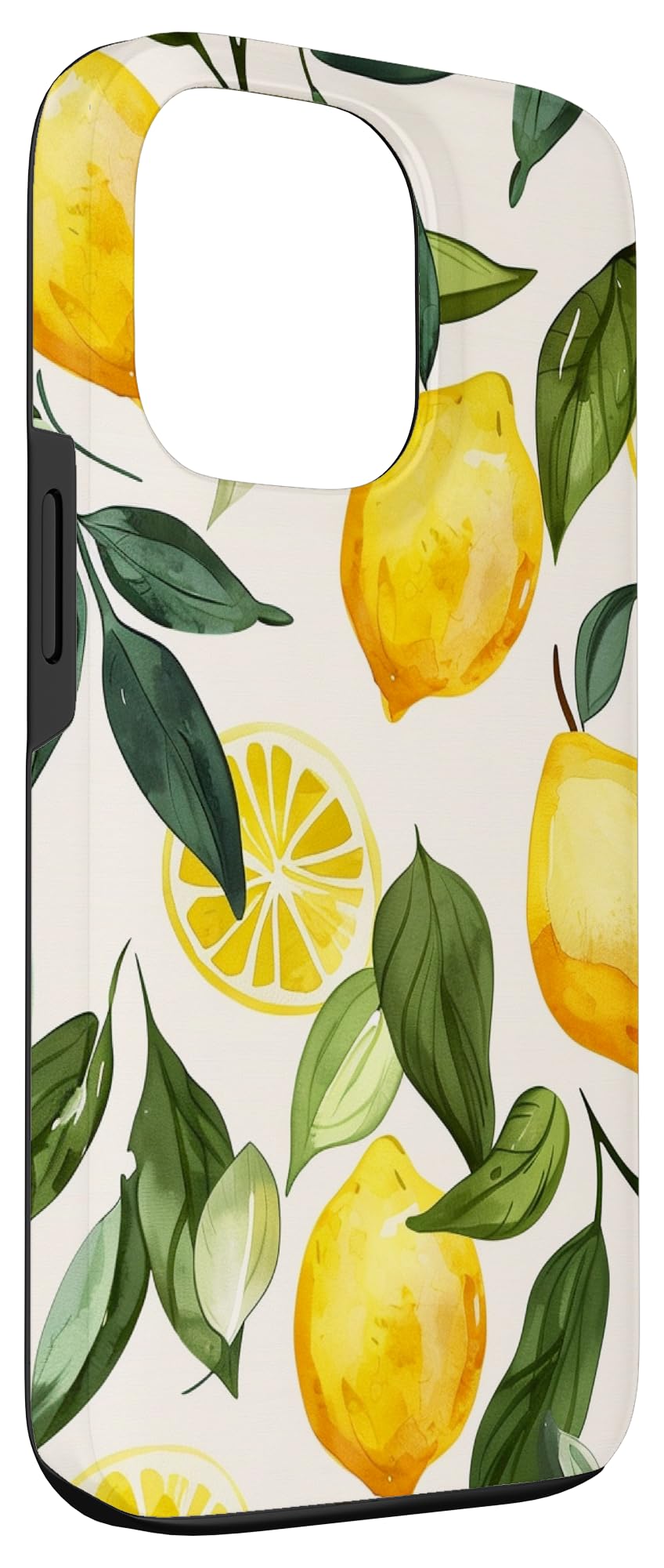 Pattern Art Lemon Fruit Vintage Case for iPhone 13 Pro, yellow - Image 3