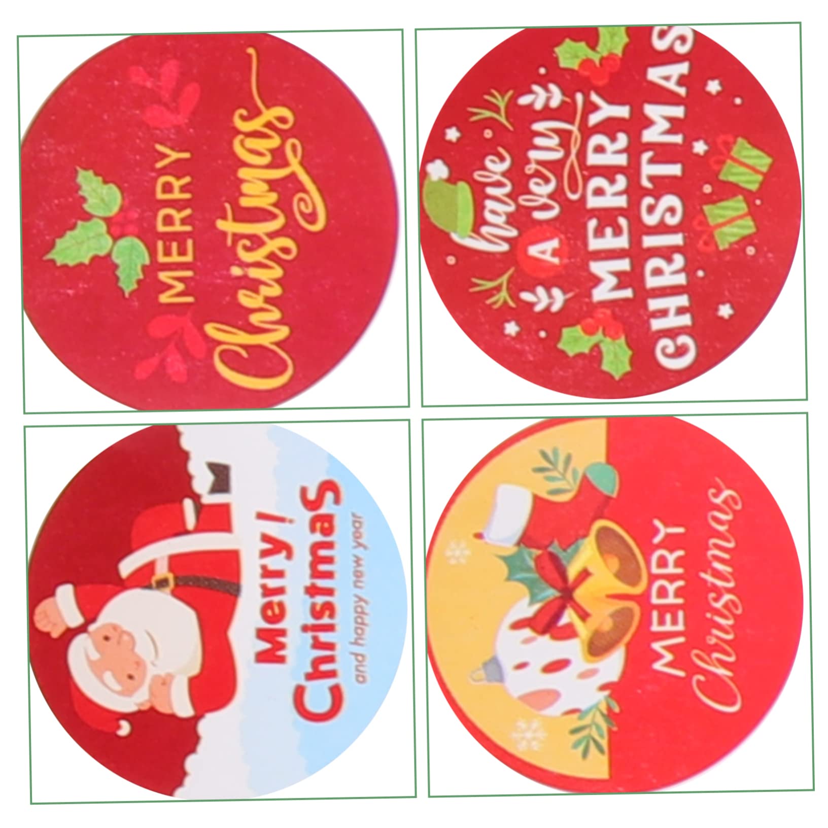 SHINEOFI 20pezzi Adesivi Natalizi Decorativi Stickers Per Sigillare Festivi Per Pacchetti Per Decorazioni e Confezioni